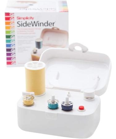Simplicity 388175A Sidewinder Portable Bobbin Winder - 120V White - Buy Online on GoSupps.com