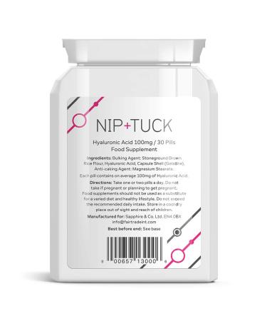 Nip & Tuck Lip Plumper Pills - Natural Lip Enhancement, No Need for Needles or Fillers - Buy Online on GoSupps.com