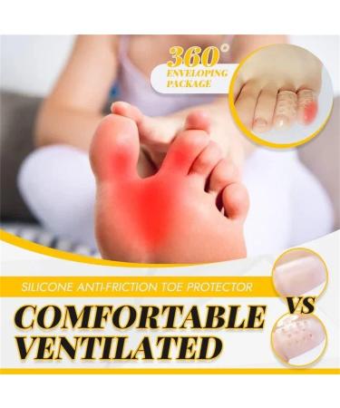 Silicone Anti-Friction Toe Protector - 10 Pcs Gel Toe Caps for Blisters and Pain Relief - Buy Online on GoSupps.com