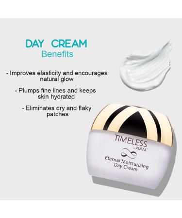 Avani Timeless Eternal Moisturizing Day Cream - Collagen Caviar & Vitamin E - Smooths Wrinkles & Refreshes Skin - 1.7 fl. oz - Buy Online on GoSupps.com