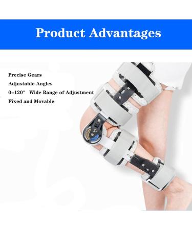 SFKLYU Adjustable Knee Joint Fixation Bracket - Post Knee Immobilizer Support for Men and Women | Ideal for Meniscus Tear & Arthritis - Buy Online on GoSupps.com