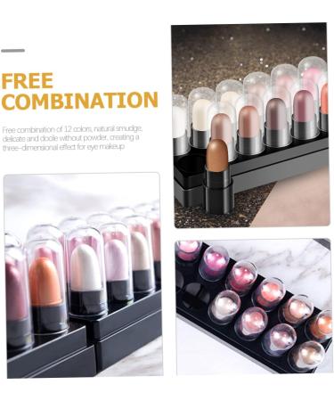 Hemoton 12pcs 12 Shadow Box Cream Eyeshadow Makeup Stick Eyeshadow Pen Eye Shadow Stick Eye Makeup Tool Eye Brightener Stick Girl Makeup Supplies Eye Highlighter Stick - Buy Online on GoSupps.com
