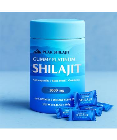 PEAKSHILAJIT Gummy Platinum Daily Wellness Support 60 Gummies - Buy Online on GoSupps.com