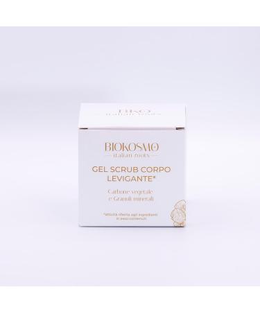 Smoothing Body Scrub Gel Vegetable Charcoal and Mineral Granules - Buy Online on GoSupps.com