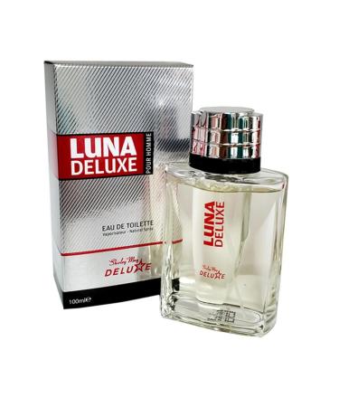 Luna Deluxe Pour Homme 3.4 Fl. Oz. Eau De Toilette Citrus Aromatic fragrance For Men