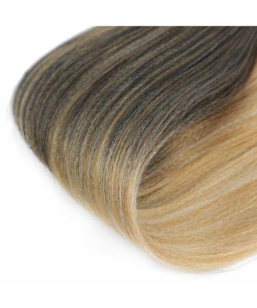 Ombre Braiding Hair Pre Stretched 26 Inch Brown Blonde Yaki Straight Braiding Hair 8 Packs - Synthetic Extensions for Crochet, Twist - Hot Water Setting - 1B/27/613 - 26 Inch-8Pcs - Buy Online on GoSupps.com
