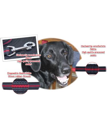 Buy Twinkys Dog Style Tow Leash - 20mm Wide for Dogs Up to 50kg | 20 Meters | Black Red | Made in Germany - International Shipping Available - Buy Online on GoSupps.com