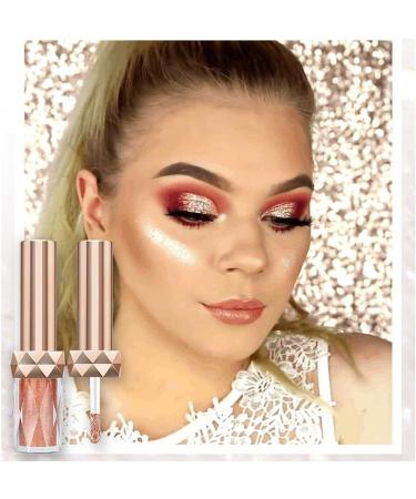 Eyeshadow Glitter Liquid 10 * 7 * 5 6 Colors Liquid Glitter Eyeshadow Quick Drying Shadow Eyeshadow Makeup Liquid Eyeshadow (Ivory) - Buy Online on GoSupps.com