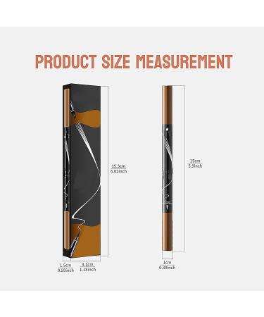 Natural Brow Eyebrow Pen Trailott Eyebrow Pen Bulletboard Waterproof Eyebrow Pen (Light Brown) Waterproof With 4-Fork-Tip & Precise Brush-Tip Bulletboard Waterproof Eyebrow Pen Bulletinboard Brow Pen 4pc - Buy Online on GoSupps.com