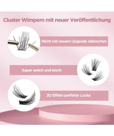 QUEWEL 72 PCs Cluster Eyelashes - 14mm DIY Individual False Eyelashes for Soft Makeup | Quh-S012-14mm - Buy Online on GoSupps.com