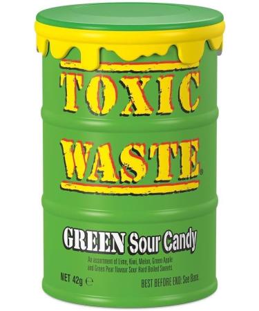 Toxic Waste 4 Mix | Ultra Sour Sweets Candy | Treat for Kids & Adults | Assortmnent of Green Purple & Red Flavours | For any Occassion | Suitable for Vegetarian - Buy Online on GoSupps.com