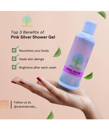 Handcrafted Replenishing & Cleansing Shower Gel - Moisturizing Daily Body Wash (Pink Silver) | International Shipping Available - Buy Online on GoSupps.com