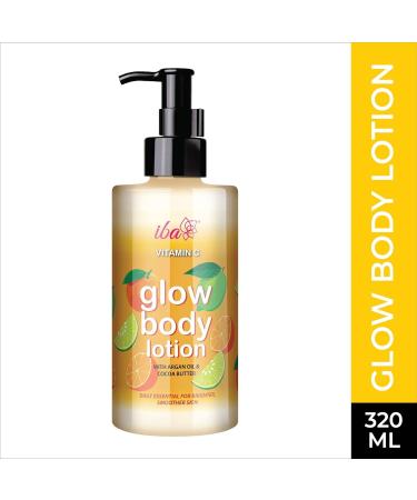 I ba Vitamin C Glow Body Lotion - Hydrating Non-Greasy 100% Vegan Paraben & Mineral Oil Free Halal Certified - 320ml for All Skin Types - Buy Online on GoSupps.com
