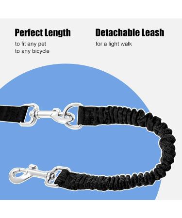 Buy Adjustable Bicycle Dog Leash - Safe Cycling Leash for Dogs Recordable Practice Line & Bike Bracket - Buy Online on GoSupps.com