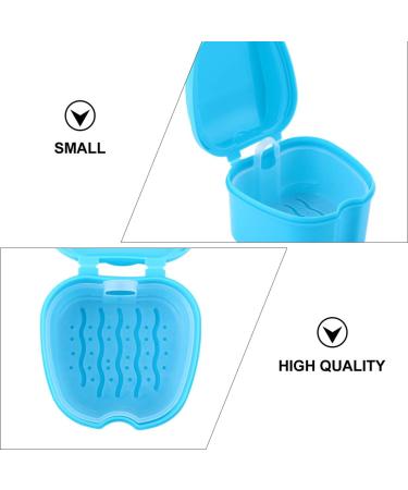 Healeved 2 Series Box Press Holder - Travel Dental Container for Dentures & Prosthesis Soaking - Durable Plastic Organizer with Lid - Ideal for International Shipping - Buy Online on GoSupps.com