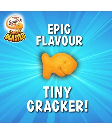 (Pack of 2) Gold fish Flavour Blasted Screamin' Salt & Vinegar Crackers 180g - Buy Online on GoSupps.com