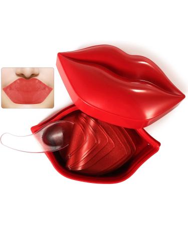 Lip Mask Lip Pads 20 Cherry Collagen Lip Masks for Moisturizing Removing Dead Skin Anti-Fragility & Anti-Aging & Plumping Lips - Buy Online on GoSupps.com