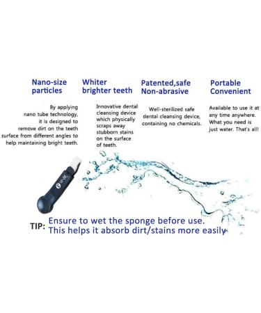 Tsuyahaku SE Dental Stain Remover Eraser - Safe & Easy Tooth Stain Removal at Home | 11 Replacement Strips | Made in Japan - Buy Online on GoSupps.com