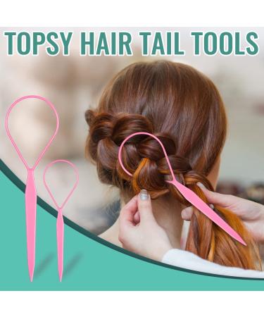 TsMADDTs 1000pcs Hair Rubber Bands with Topsy Hair Tail Tools - 500pcs Clear Elastics Bands, 500pcs Colorful Mini Hair Rubber Bands, Hair Loop, Rat Tail Comb - Buy Online on GoSupps.com