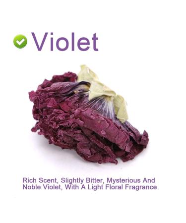 Dried Violets 35g - Sweet Violet Tea and Edible Flowers for Natural Food Coloring - Buy Online on GoSupps.com