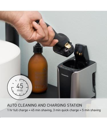 Buy Panasonic ARC5 Electric Razor for Men - Wet Dry Shaver with Automatic Cleaning Station | Cordless Pop-Up Trimmer Renewed ES-LV97-K - Best Men s Electric Shaver Online - Buy Online on GoSupps.com
