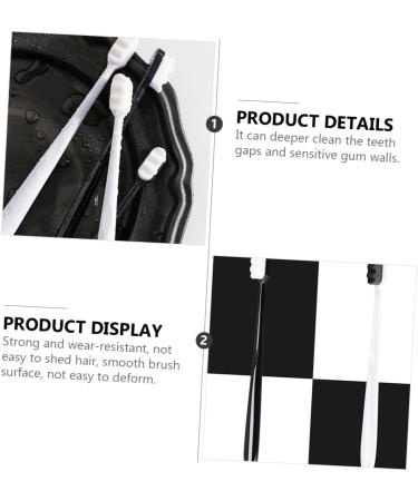 Ultechnovo 12 Stk Nano Toothbrush Set for Pregnant Women | Eco-Friendly Travel Brush with Ultra-Soft Fiber Bristles - Buy Online on GoSupps.com