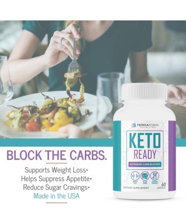 Max Strength Keto Carb Blocker 1200mg - White Kidney Bean Extract - Burn Fat & Block Carbs - Maintain Ketosis - 60 Capsules - Buy Online on GoSupps.com