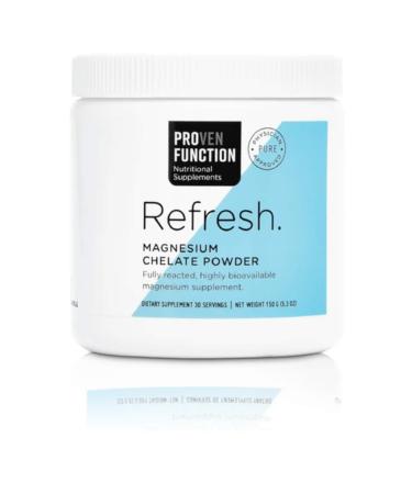 Magnesium Chelate Powder & Mineral Supplement - ProvenFunction Refresh (60 Servings)