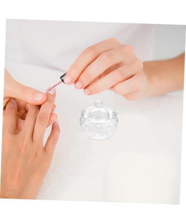 OUNONA Glass Jar Nail Dish with Lid Nail Art Liquid Holder Nail Cups with Lids Dappen Dish Nail Art Accessories Manicure Nail Dish Cup Nail Accessories Nail Powder Wedding Glass - Buy Online on GoSupps.com