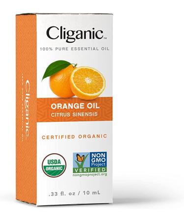 Cliganic 100% Pure Orange Essential Oil - 10ml | Natural Aromatherapy - Buy Online on GoSupps.com