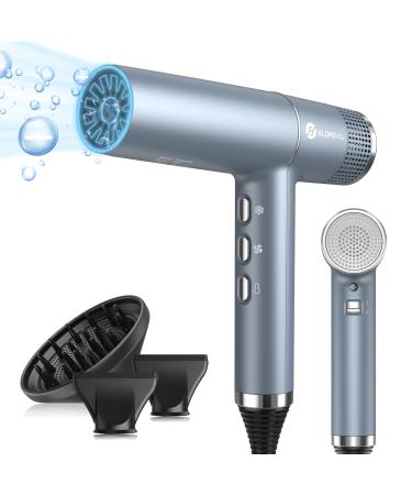 Slopehill hair dryer with unique brushless engine |IQ Perfetto |Innovative microfilter |Oxy Active Technology |LED display 2000W (blue)