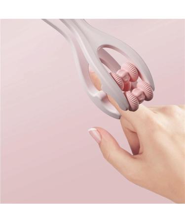 Double Roller Finger Massage Device - Wrist Massage Tool with 2 Options for Blood Circulation & Hand Pain Relief | Non-Slip Handle Trigger Point Therapy - Buy Online on GoSupps.com