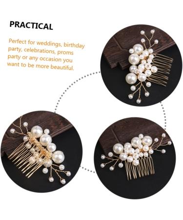 minkissy Pearl Comb Wedding Hair Comb Bridal Hair Comb Pearl Tiara Bridal Hair Accessories Rhinestone Hair Accessories Wedding Hair Jewelry Bridal Hair Side Comb Bride Hair Side Comb Manual - Buy Online on GoSupps.com