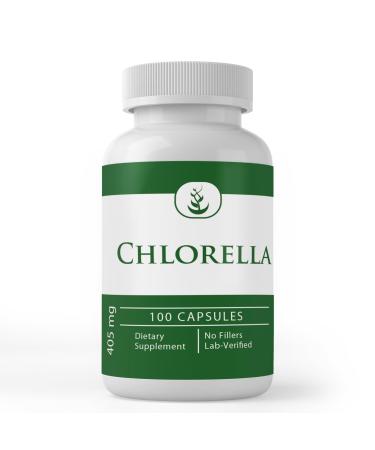 Pure Original Ingredients Chlorella (100 Capsules) Always Pure No Additives Or Fillers Lab Verified 100 Count (Pack of 1)