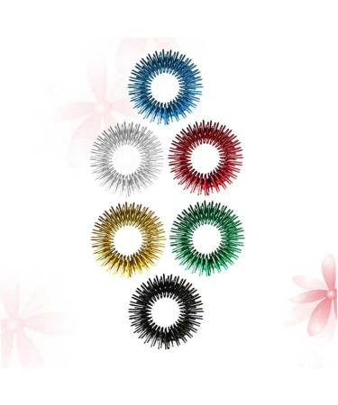 Buy Soesfoufu 6th Stress Relief Acupressure Ring - Finger Decompression Toy for Kids | Best Hand Folding Massage Tool for School - Buy Online on GoSupps.com