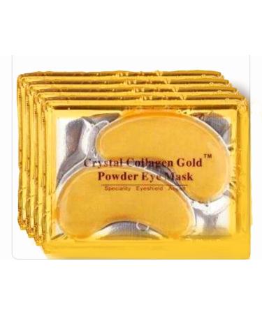 RuiLuxe Gold Collagen Gold Powder Eye Patch Gold Collagen under Eye Mask Rejuvenating Soothing Fine lines Anti Wrinkles Spa-like results Gold Eye Treatment Hydrating under Eye Gel Pads