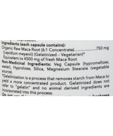 NOW Supplements Maca Extract 750mg Vegetable Capsules 90 Count - Buy Online on GoSupps.com