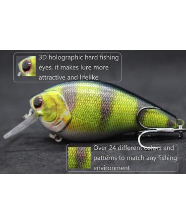 wLure Minnow Crankbait Bass Fishing Lure Jerkbait HC25KB3 with Tackle Box - Buy Online on GoSupps.com