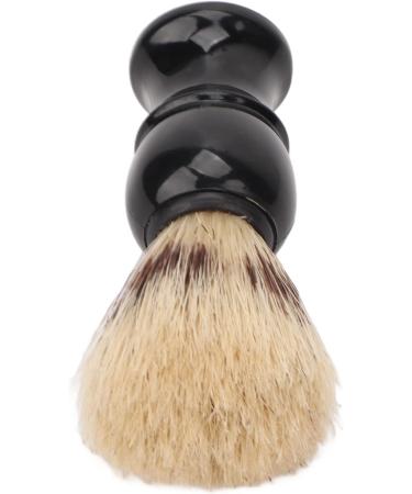 Deosdum Portable Beard Brush for Men - Black Curved Handle Foaming Cleaning Brush for Home & Travel - Buy Online on GoSupps.com