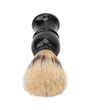 Razor Brush for Men | Comfortable Beard Foam Brush with Curved Handle | Home Salon Cleaning & Facial Care Tool - Buy Online on GoSupps.com
