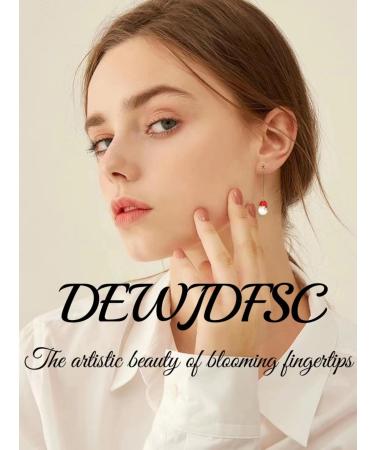 Shop Exquisite French Tip Medium Coffin Press On Nails - Black & Nude Glossy Acrylic Nails for Women | 24 Pcs Full Cover Glitter Nails - Buy Online on GoSupps.com