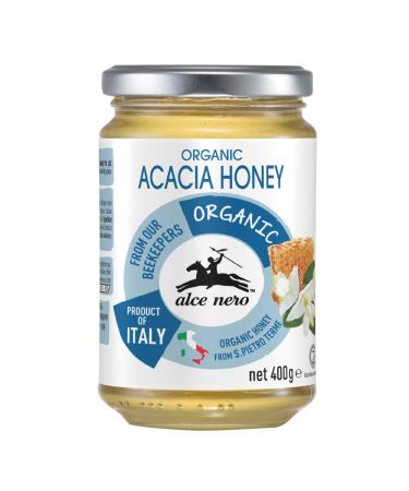 Organic acacia honey 400 g - ALCE NERO