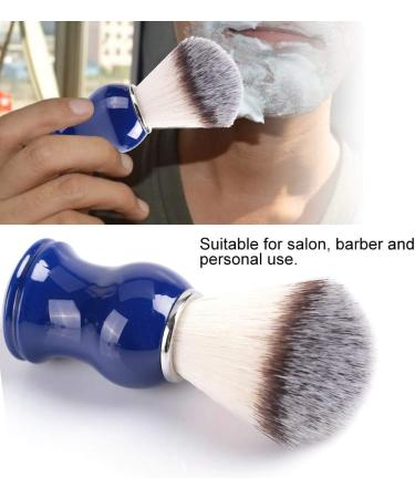 Handmade Pure Badger Hair Shaving Brush for Men | Safe & Eco-Friendly | Nylon Wool Blue Handle - Buy Online on GoSupps.com