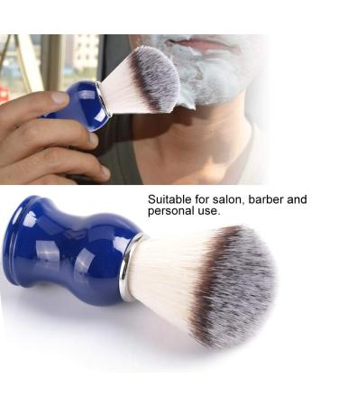 Premium Men's Bristle Shaving Brush for Luxurious Lather - Resin Handle (Bristles+Blue) - International Shipping Available - Buy Online on GoSupps.com