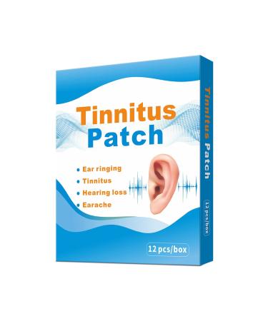 Tinnitus Relief for Ringing Ears 12Pcs Natural Herbal Tinnitus Relief Patch for Hearing Loss and Ear Pain Relief Discomfort Improves Hearing