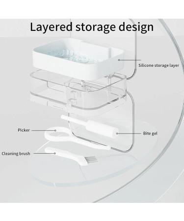 Double-Layered Prosthesis Cleaning Case | Retainer & Denture Care Box - Ideal for Transparent Braces & Night Protection - Buy Online on GoSupps.com