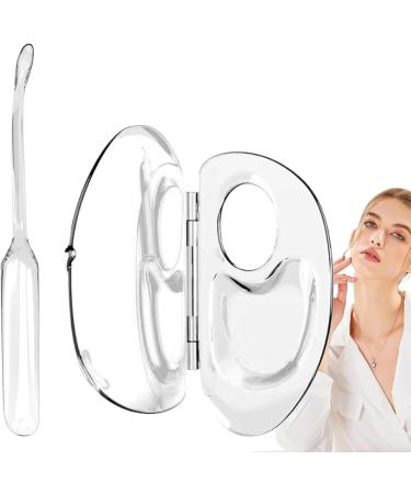  Opilroyn Makeup palette makeup tray foldable clear acrylic foundation mixing palette mixing palette foundation mixing table family makeup - Buy Online on GoSupps.com