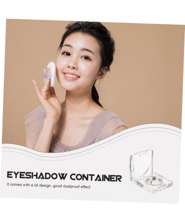  Didiseaon Didiseaon 12 Pcs Eyeshadow Box Ornament Container Blush for Face Trim Tray Makeup Organizer Transparent Container Cosmetics Case - Buy Online on GoSupps.com