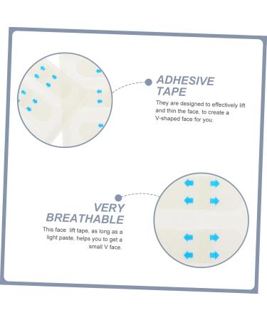 FOMIYES 400 Pcs Face Lifting Stickers Patch Double Chin Tape Facial Tape Breathable Tape Adhesive - Buy Online on GoSupps.com