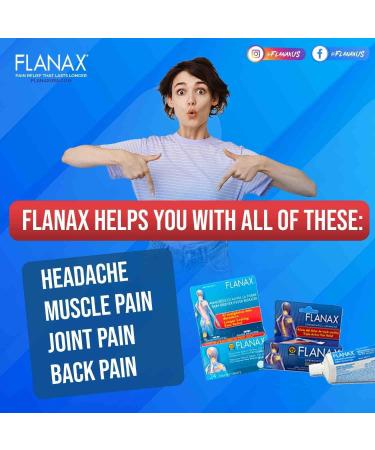 Flanax Pain Relief Cream Fast Acting Ointment for Muscle Aches Back Pains and Strains Helps Reduce Inflammation and Improve Athletic Performance 1 oz - Buy Online on GoSupps.com